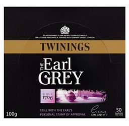 Подходящ за: Специален повод Twinings Earl Grey 50 бр. Черен чай с аромат на бергамот 